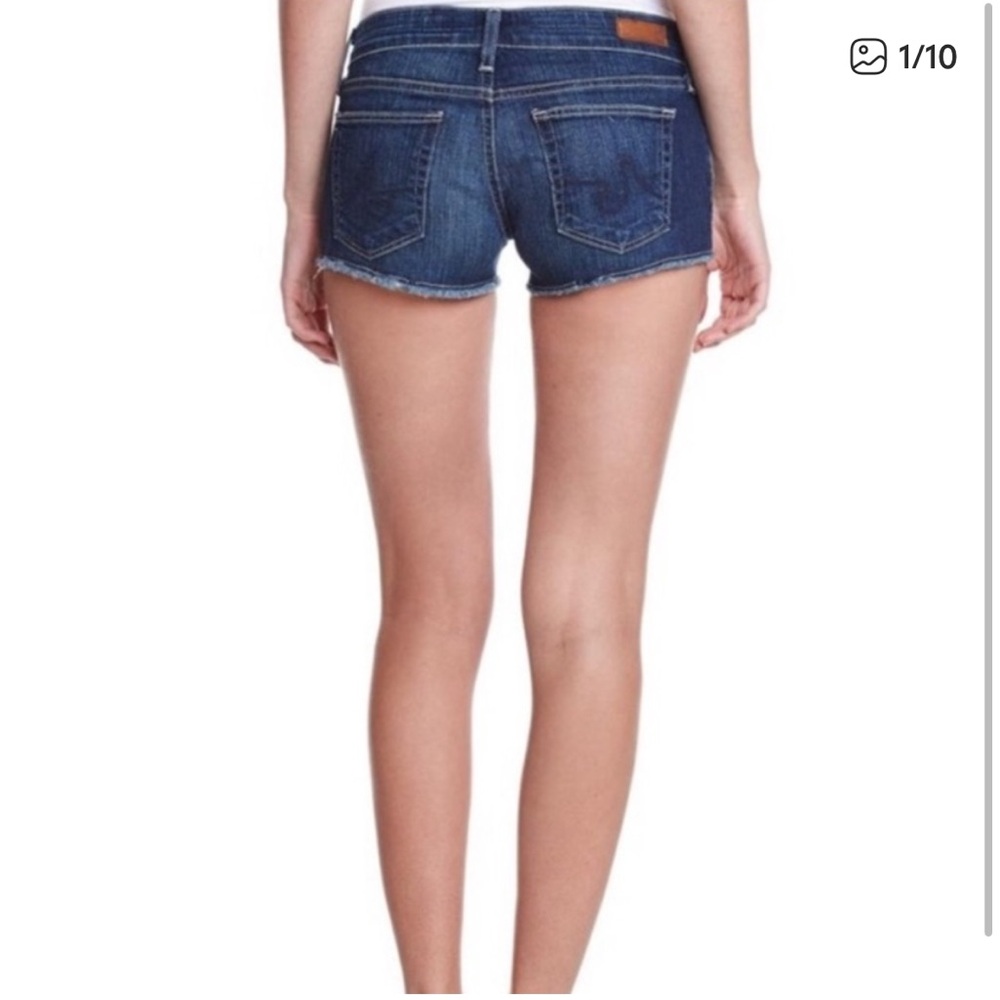 AG Daisy Low rise micro denim shorts size 24